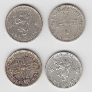Haakon VII sølvmynter