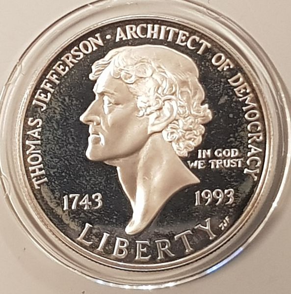 Hovedbilde 1993: Thomas Jefferson 250 år