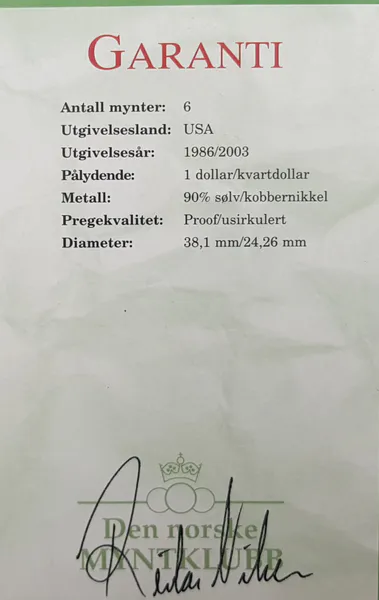 Hovedbilde USA: Amerikas kvartdollars 2003