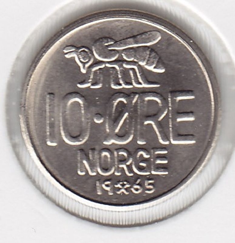 10 øre 1965 kv. 0
