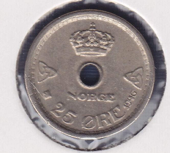 Hovedbilde 25 øre 1946 kv. 1