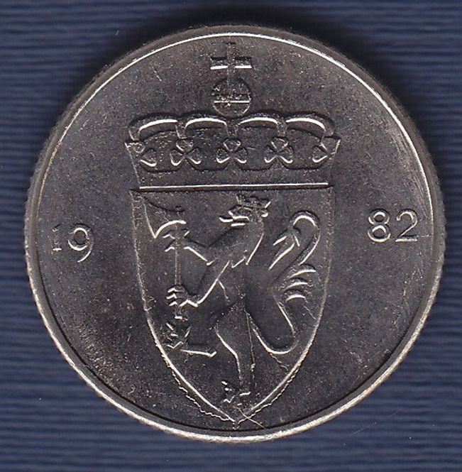 Hovedbilde 50 øre 1982 kv. 0
