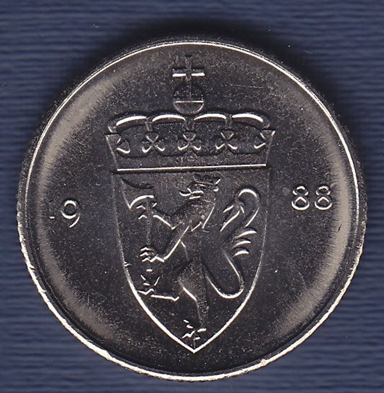 50 øre 1988 kv. 0