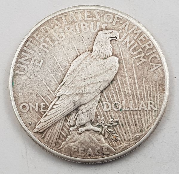 Hovedbilde Peace dollar 1923 S kv. 1