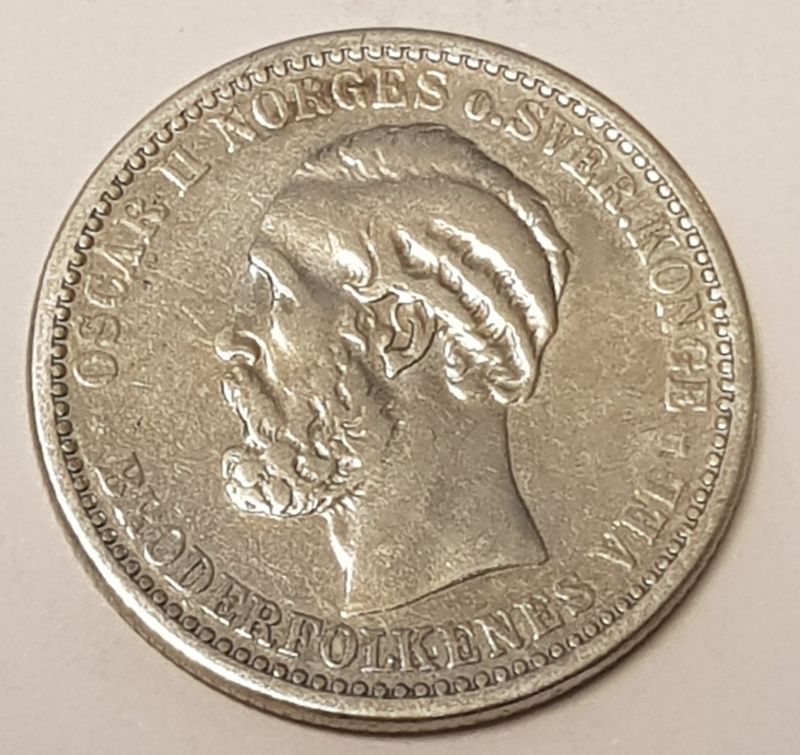 50 øre 1901 kv. 1 (nr. 1)
