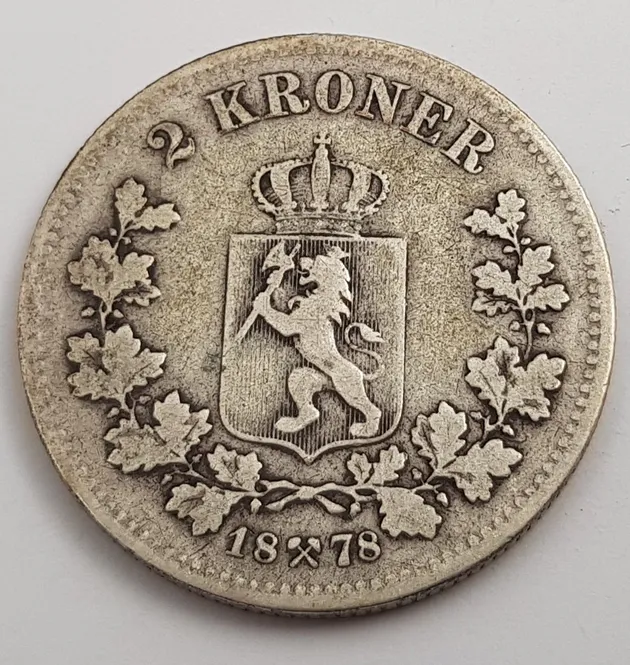Hovedbilde 2 kroner 1878 kv. 1-