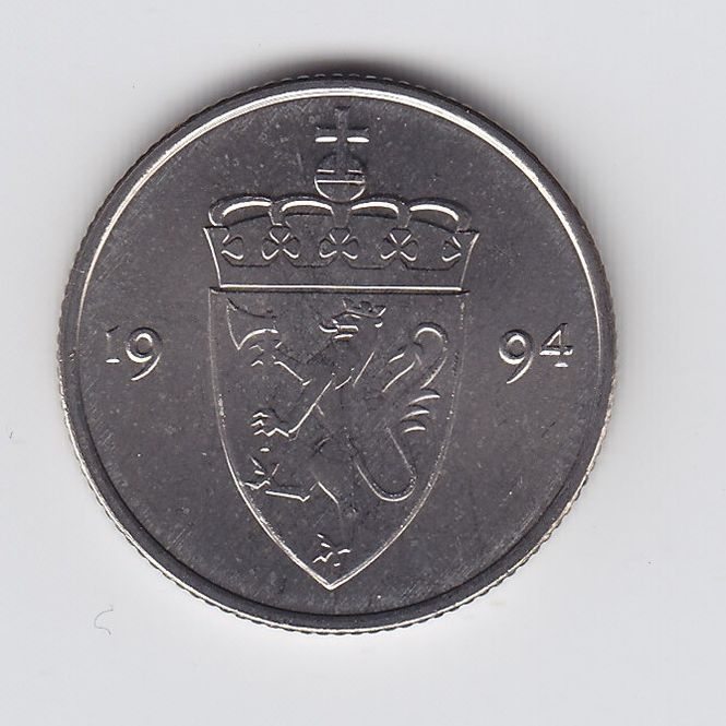 Hovedbilde 50 øre 1994 kv. 0