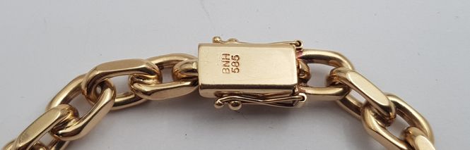 Hovedbilde Anker armbånd i 14 K - 7 mm