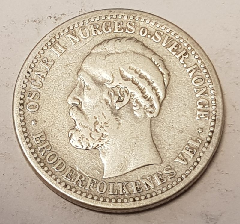 50 øre 1895 kv. svak 1