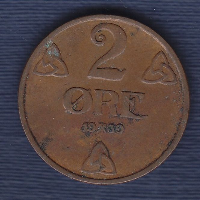 Hovedbilde 2 øre 1939 kv. 1
