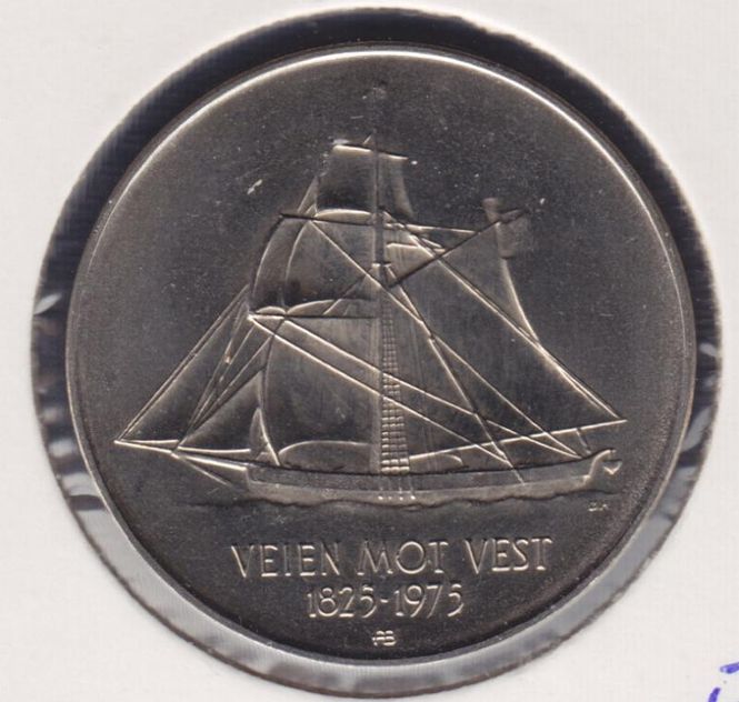 Hovedbilde 5 kr 1975  Veien mot vest kv. 0