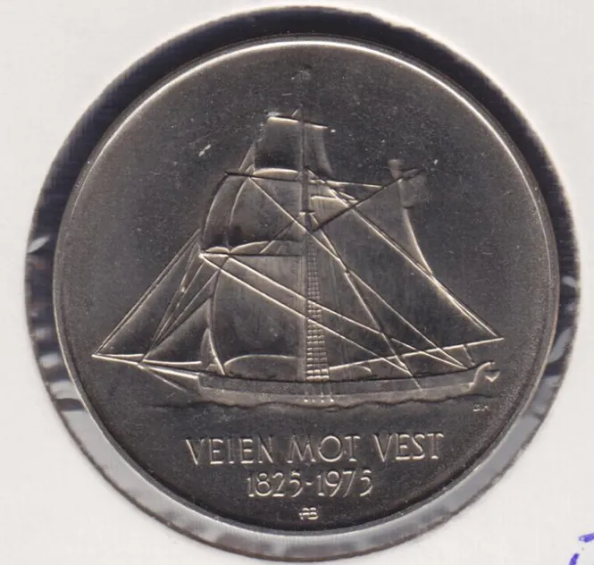 Hovedbilde 5 kr 1975  Veien mot vest kv. 0