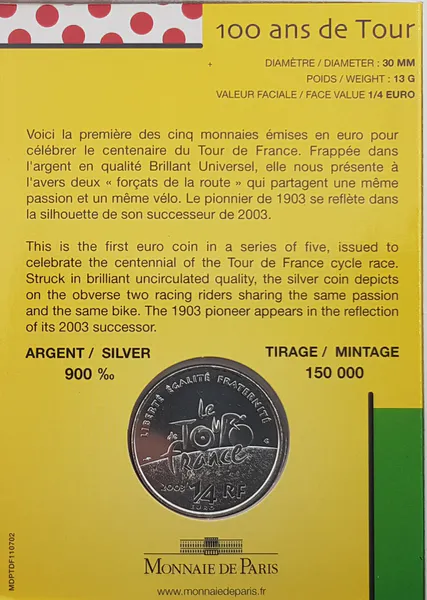 Hovedbilde Frankrike: Tour de France 100 år 2003