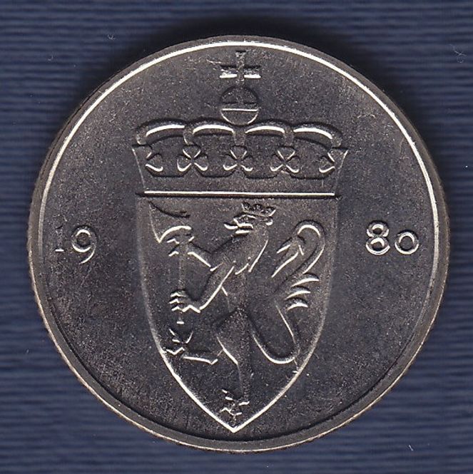 Hovedbilde 50 øre 1980 kv. 0
