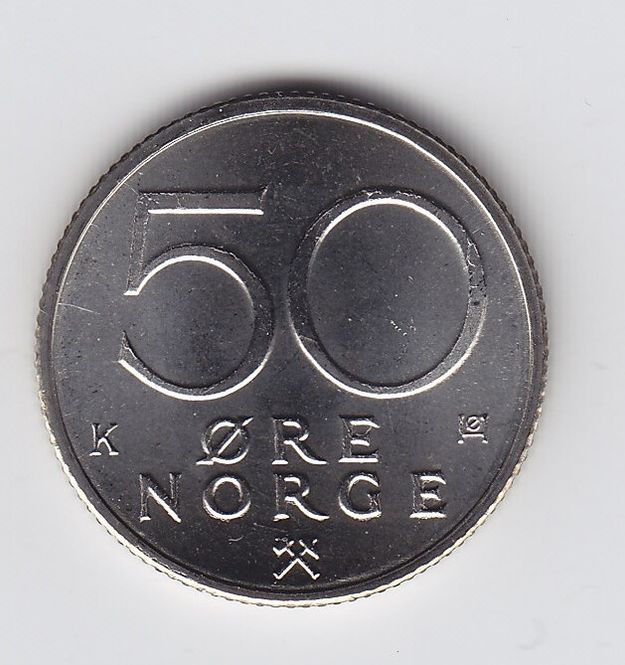 Hovedbilde 50 øre 1990 kv. 0