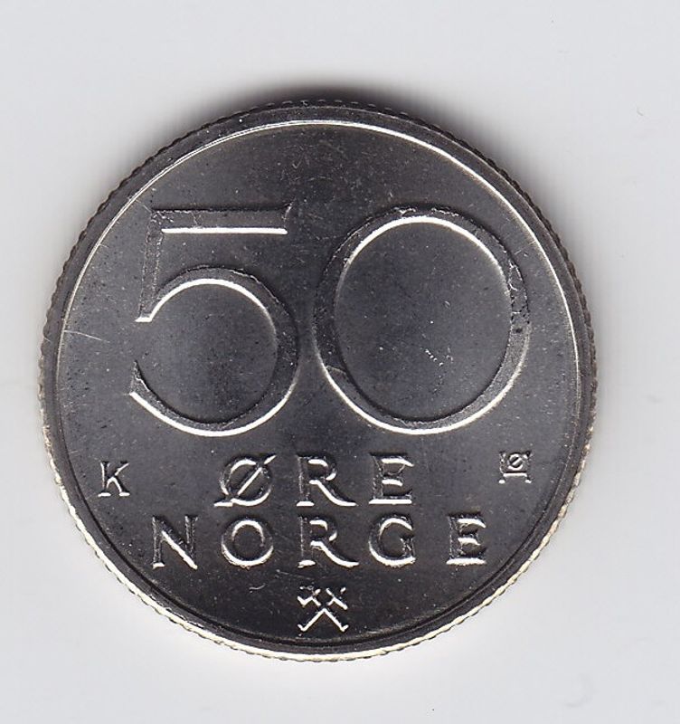 50 øre 1990 kv. 0