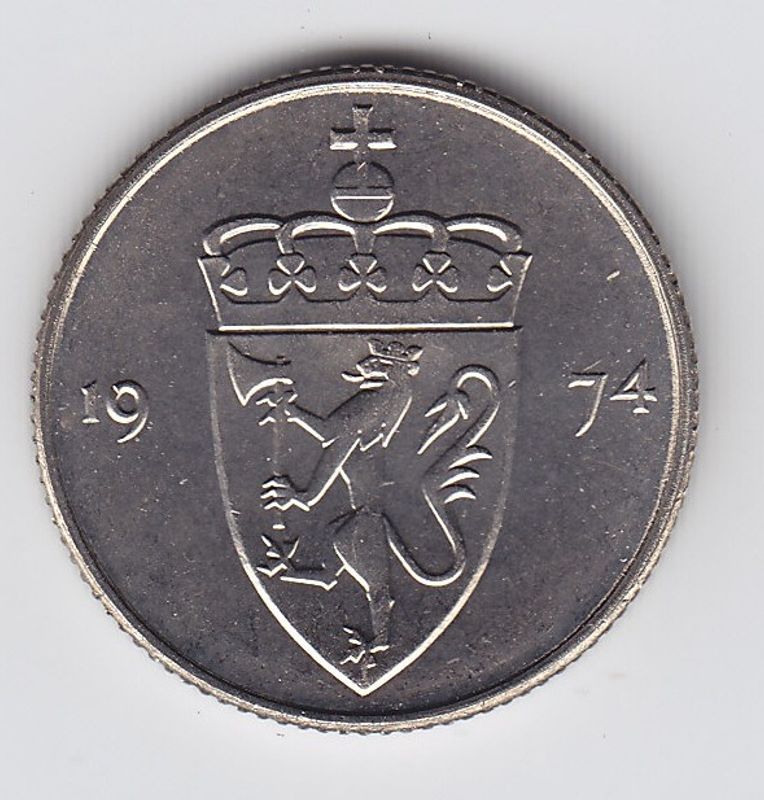 50 øre 1974 kv. 0