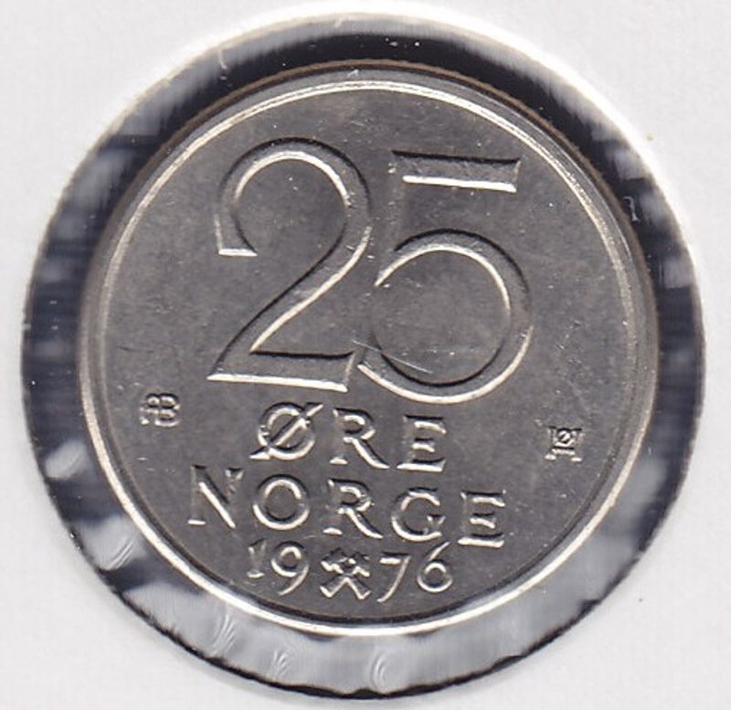 25 øre 1976 kv.0