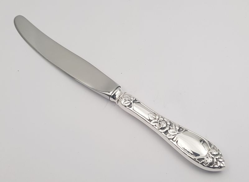 Opphøyd rose: 6 x fruktkniv 16,7 cm