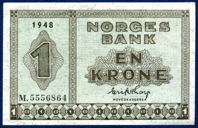 Hovedbilde 1 kr 1948 M.5556864 kv. 1+/01