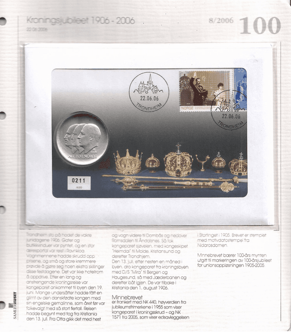Hovedbilde Samlerhuset Nr 100. - Kroningsjubileet 1906 - ...