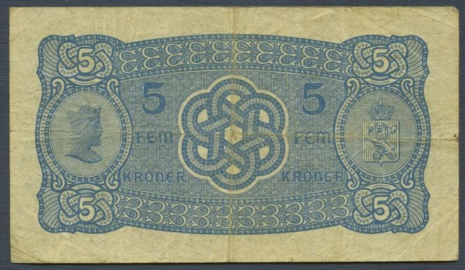 Hovedbilde 5 kr 1939 R.6727131 kv. 1-