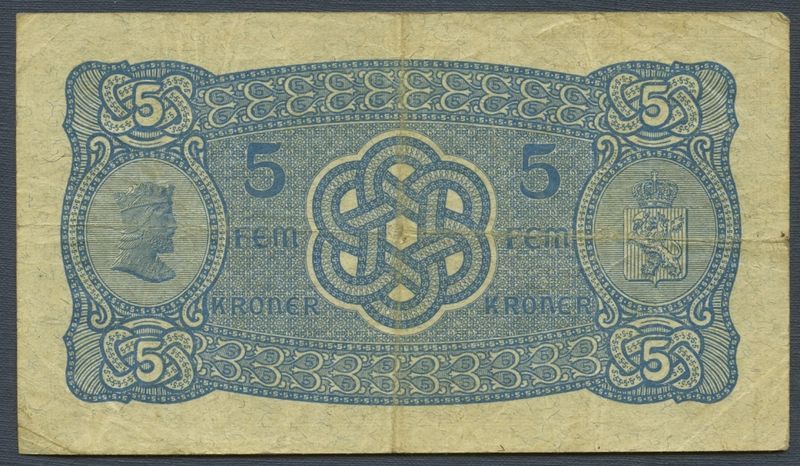 5 kr 1939 R.6727131 kv. 1-