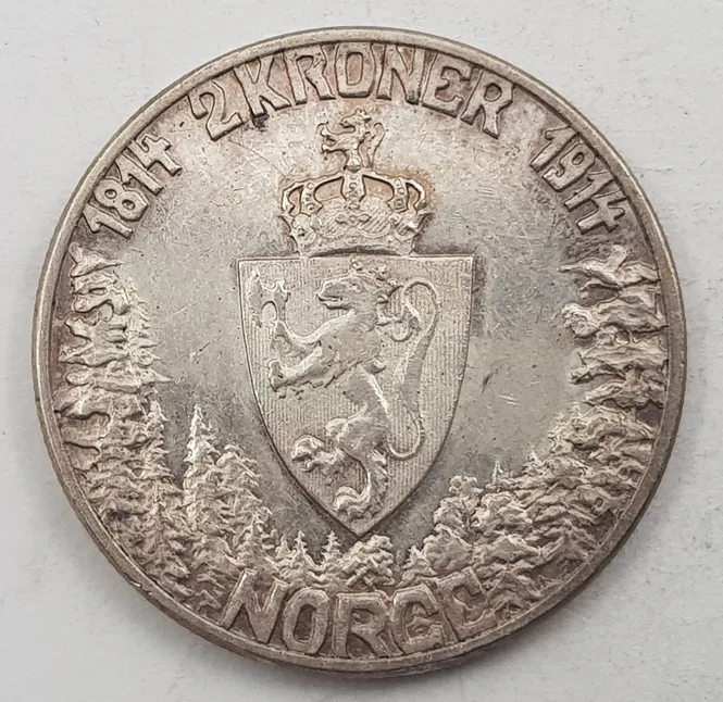 Hovedbilde 2 kr 1914 Mor Norge kv. 1