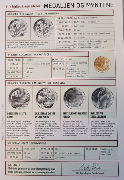 Hovedbilde Gibraltar: Konvoi SL 64 - Krigsseilerne hedres på ...