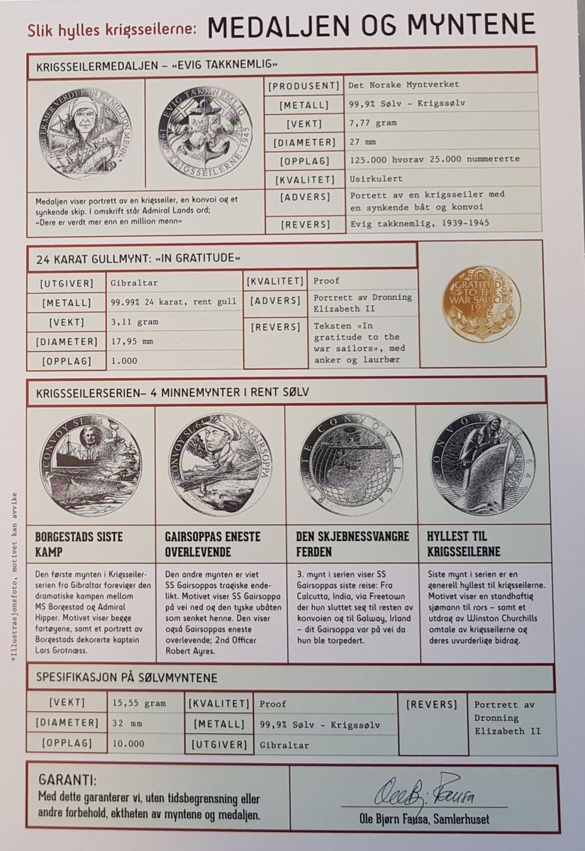 Gibraltar: Konvoi SL 64 - Krigsseilerne hedres på krigssølv