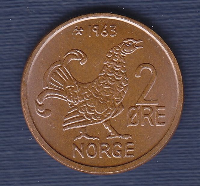 Hovedbilde 2 øre 1963 kv. 0