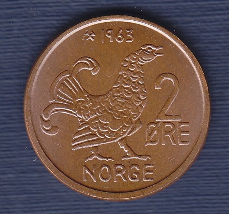 2 øre 1963 kv. 0