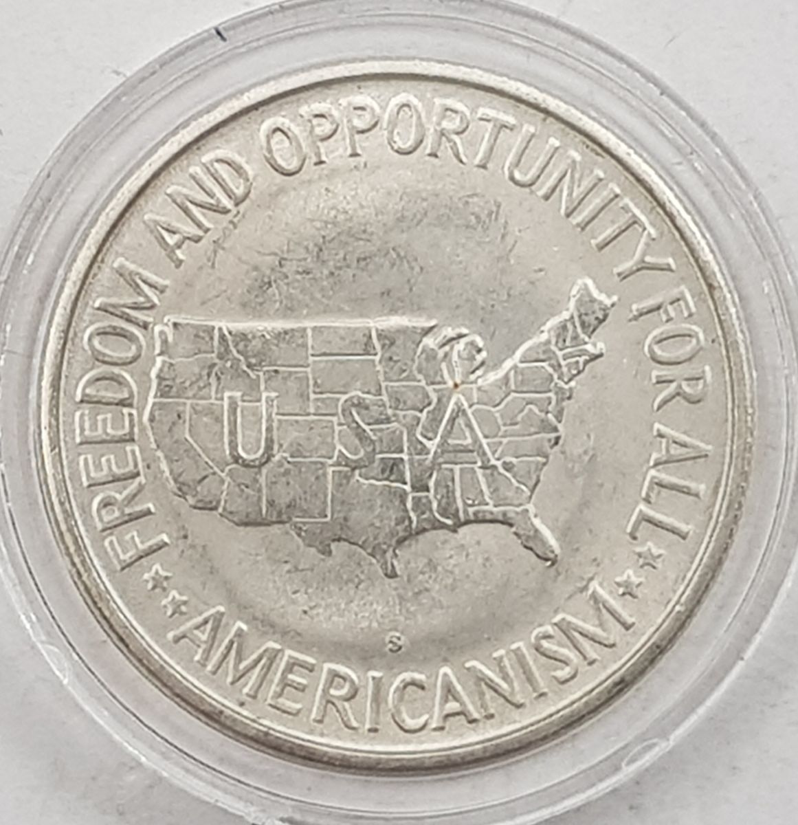 Half dollar 1954 S: Carver/Washington kv. 1/1+