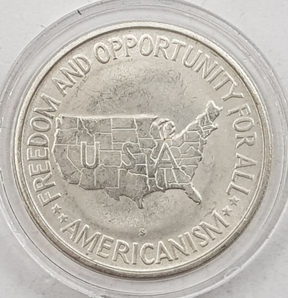 Hovedbilde Half dollar 1954 S: Carver/Washington kv. 1/1+