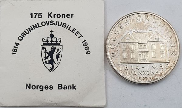 Hovedbilde 175 kr 1989 kv. usirkulert. (1)