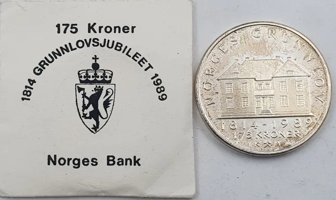 Hovedbilde 175 kr 1989 kv. usirkulert. (1)