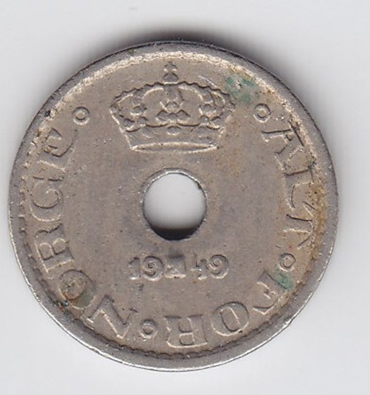 10 øre 1949 kv. 1