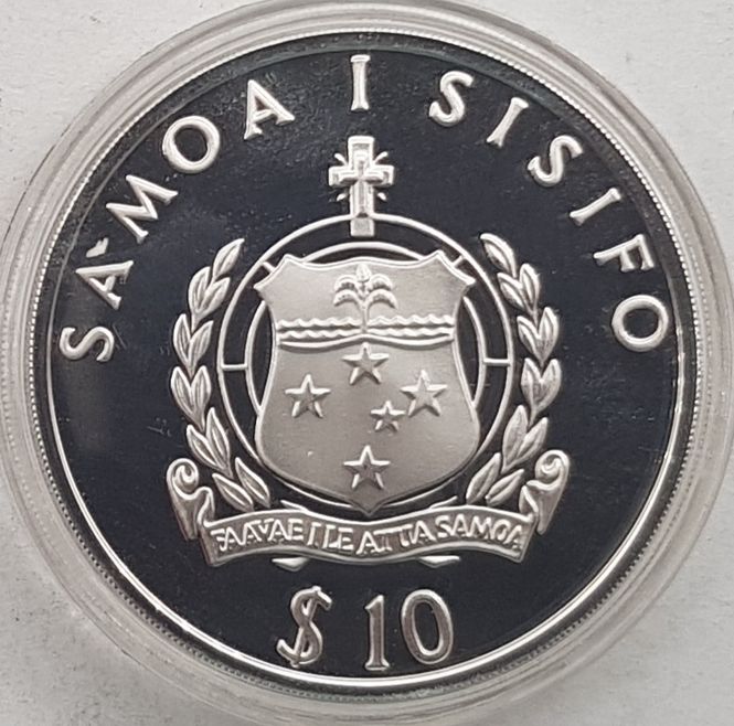 Hovedbilde Samoa: 10 dollars 1991 - RA ekspedisjonen