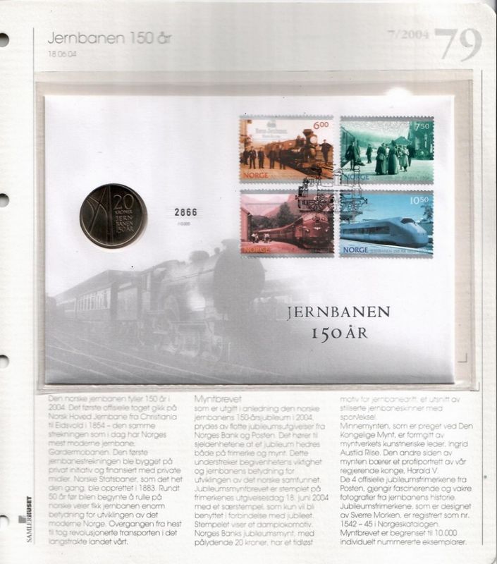 Samlerhuset Nr 79. - Jernbane 150 år. 