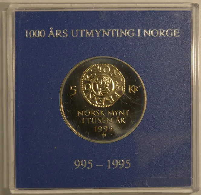 Hovedbilde 1995 Norsk mynt 1000 år kv. BU