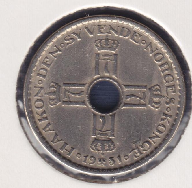 Hovedbilde 1 kr 1951 kv. 1